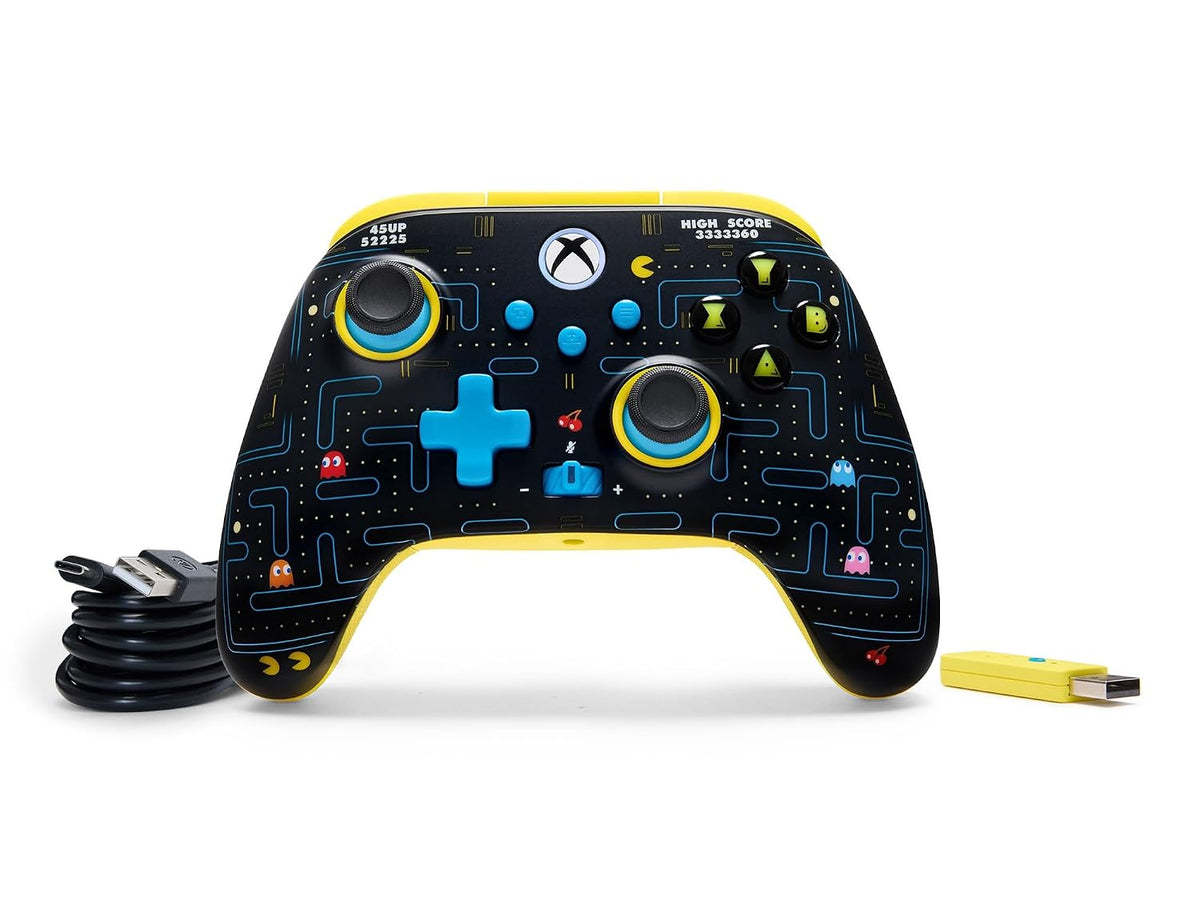 Wireless Controller for Xbox Series X|S - PAC-MAN Special Edition, Hall Effect Thumbsticks, Low Latency Wireless, Officially Licensed, Works with Xbox One and Windows 10/11