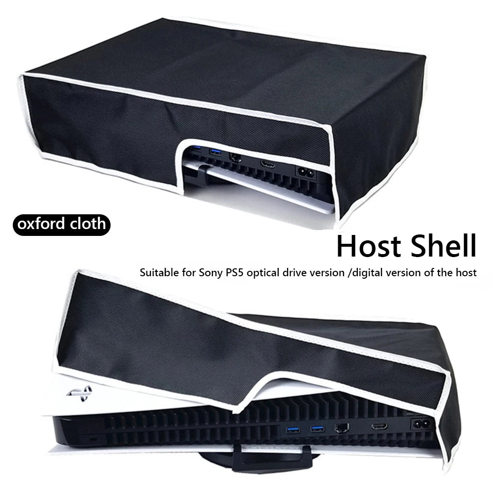 For PS5 Game Console Dust Proof Cover Sleeve Guard Case Waterproof Anti-Dust Outer Casing Protective Cover for PS 5