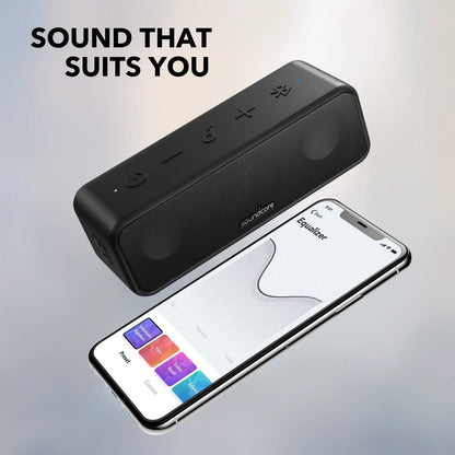 Anker 3 Portable Bluetooth Speaker, IPX7 Waterproof, 24H Playtime
