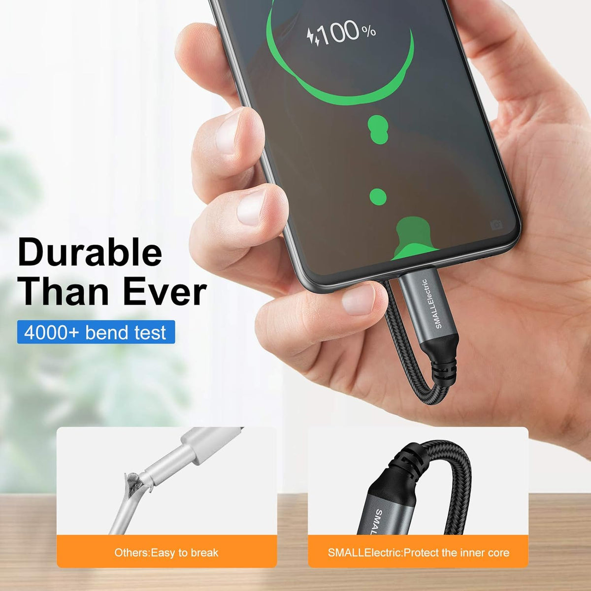 USB C Cable 5 Pack 6FT, USB a to Type C Fast Charger Cord