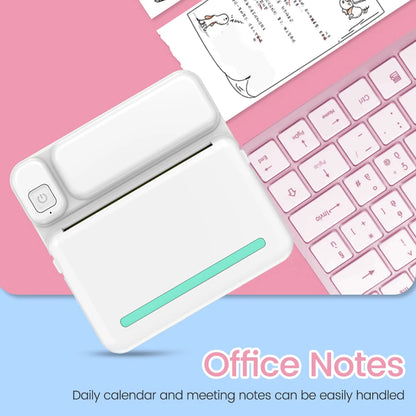 Portable Mini Printer Thermal Label Printer Sticker Inkless HD Pocket Printers for Phone Bluetooth Miniprint Printing Photo
