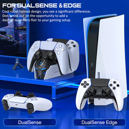 PS5 Controller Charger Station, Dual Fast Charging Dock for PS5 Dualsense Controller, PS5 Accessories