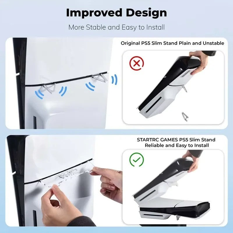 Horizontal Stand for PS5 Slim Disc (Console Not Included) STANDS ONLY