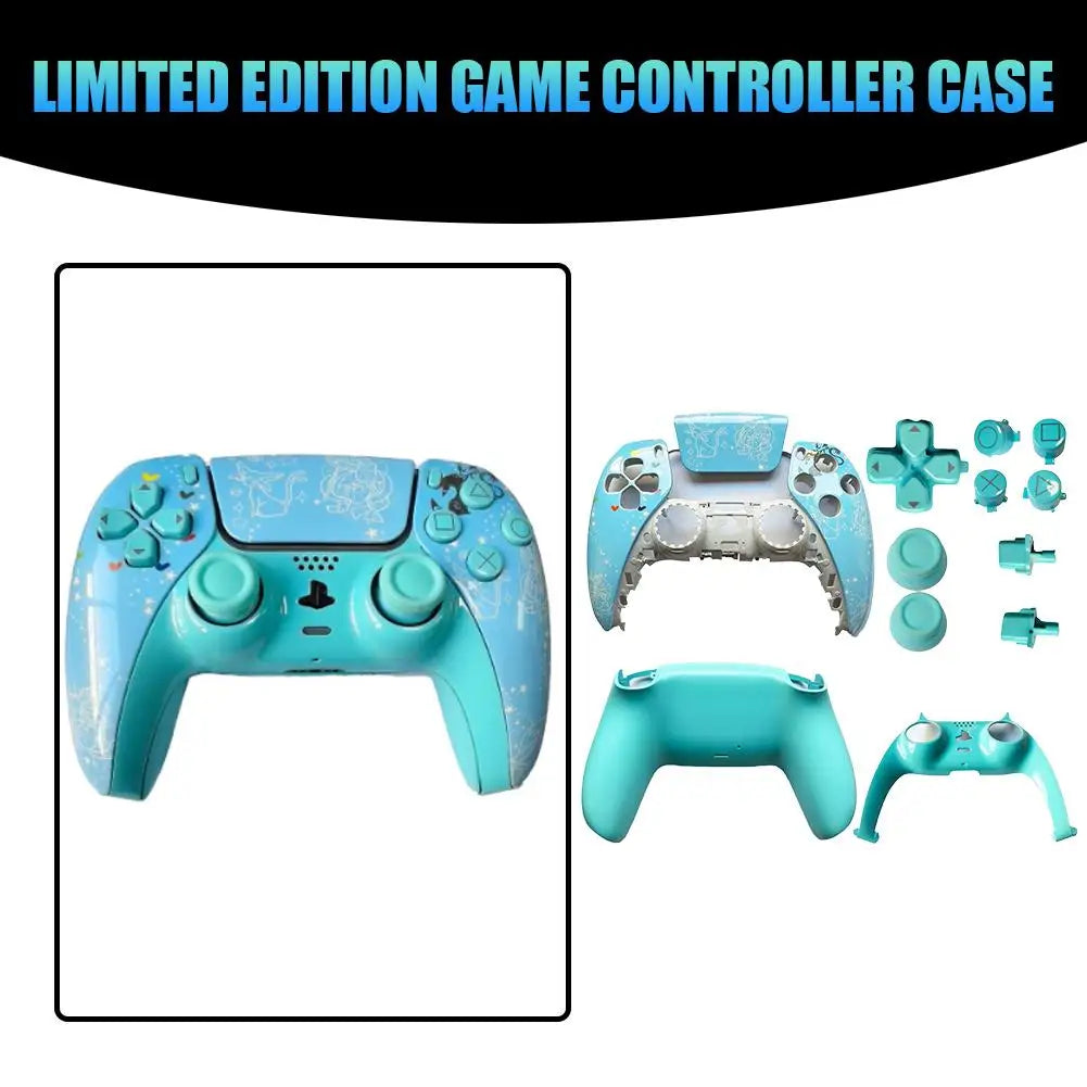 Limited Edition Shell Kit for PS5 Controller - Faceplate + Touchpad + Trim Strip, Replacement Repair Accessory for Gamepad