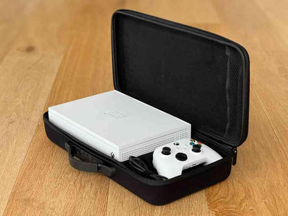 Xscreen Case - Designed for Xbox - Holds the Xscreen While Attached to the Xbox Series S, plus an Xbox Controller, the Xbox USB Cable and Power Cable (Not Included)