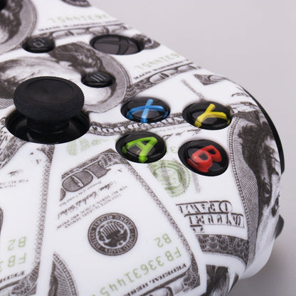 Printing Rubber Silicone Cover Skin Case for Xbox One S/X Controller X 1(US Dollar) with PRO Thumb Grips X 8