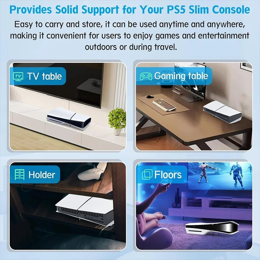 Horizontal Stand for PS5 Slim Disc (Console Not Included) STANDS ONLY